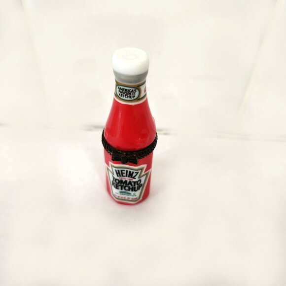 Porcelain Trinket Box Heinz Tomato Ketchup Vintage 1990s - Picture 2 of 7